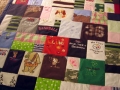 make a quilt out of baby clothes