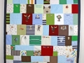 make a quilt out of baby clothes
