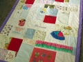 quilts made out of baby clothes