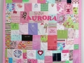 quilt made from old baby clothes