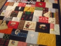 quilt made from old baby clothes