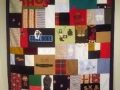 quilt made from old baby clothes