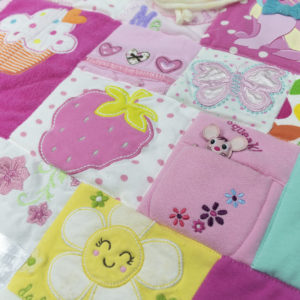 Quilt Made from Baby Clothes